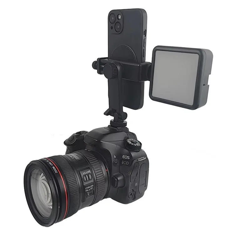 KY18 DSLR-Kamerahalterung für Smartphones Live-Streaming-Fotografie Kaltschuhhalterung Drehbare Handyhalterung