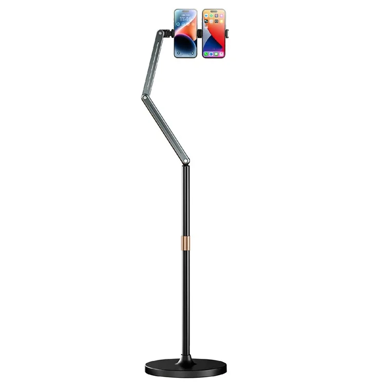 Support de sol rétractable BONERUY P86L - Support pivotant à 360 degrés pour streaming et étude