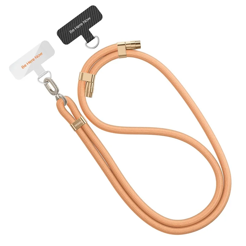 TORRAS 14 - 29.1 inches Adjustable Phone Lanyard Crossbody Strap Hands-Free Wearable Accessory with Tether Tab - Orange
