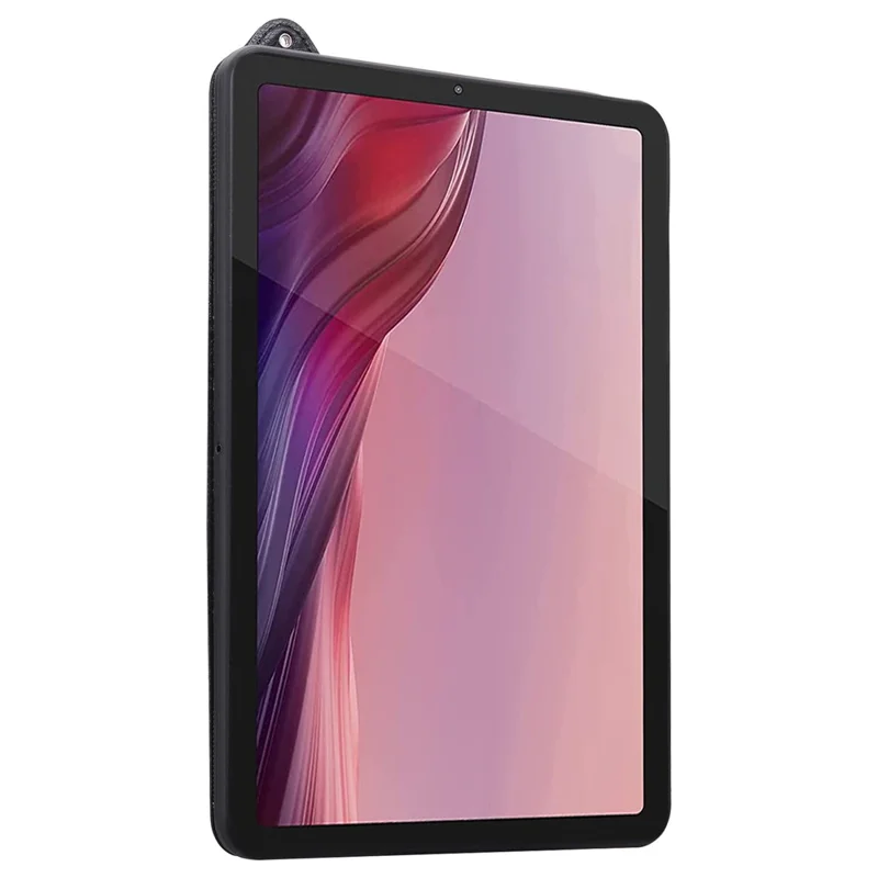 Para Lenovo Xiaoxin Pad 11 2025 / Tab K11 Gen 2TB336 / Tab M11 Capa com Alça de Mão, Suporte e Couro - Preto