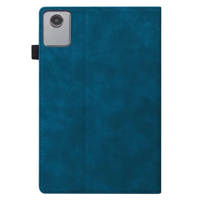 Para Lenovo Xiaoxin Pad 11 2025 / Tab K11 Gen 2 TB336 / Capa de Tablet Tab M11 de Couro PU Protetora com Porta-cartões - Azul