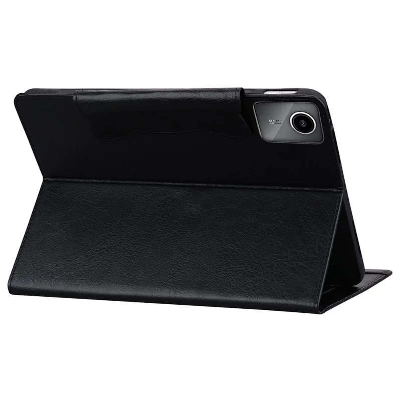 Pour Lenovo Xiaoxin Pad 11 2025 / Tab K11 Gen 2 TB336 / Tab M11 Étui Fermeture à boucle de chat Étui de protection en cuir avec support - Noir