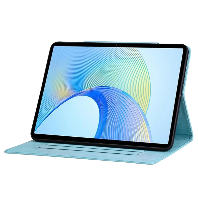 For Lenovo Xiaoxin Pad 11 2025 / Tab K11 Gen 2 TB336 / Tab M11 Case Cat Buckle Closure Leather Protective Stand Cover - Baby Blue