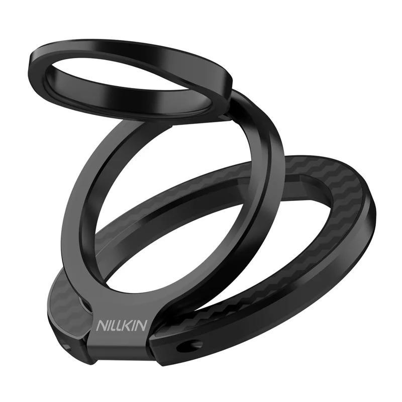 NILLKIN Magnetic Ring Kickstand Slim Aramid Fiber Aerospace Aluminum Multi Angle Adjustable Holder