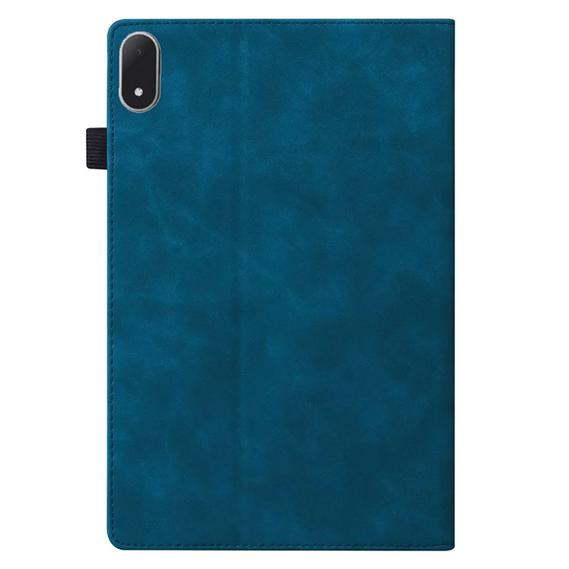 Étui en cuir PU pour tablette OnePlus Pad 3 / Oppo Pad 4 Pro avec porte-cartes - Bleu