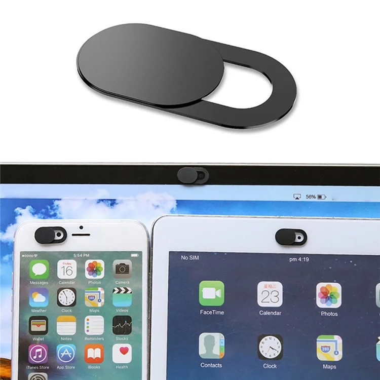12 Piezas / Juego de Cubierta Deslizante de Protección de Privacidad de Cámara para Portátiles, Tabletas y Teléfonos con Patrón de Dibujos Animados de Pandas