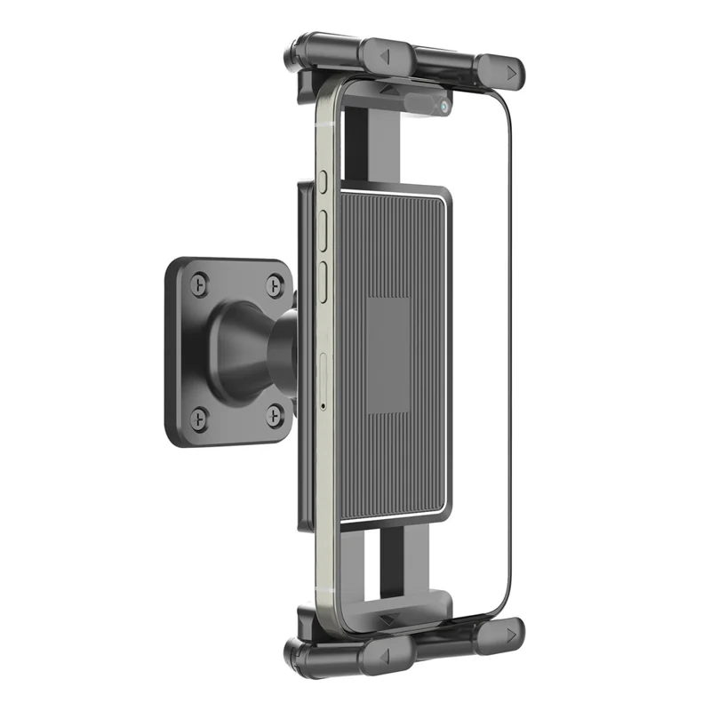 QB01 Universal Wall Mount Holder 4.7-15 Inch Phone Tablet 360 Degree Rotation Kitchen Bathroom Bracket