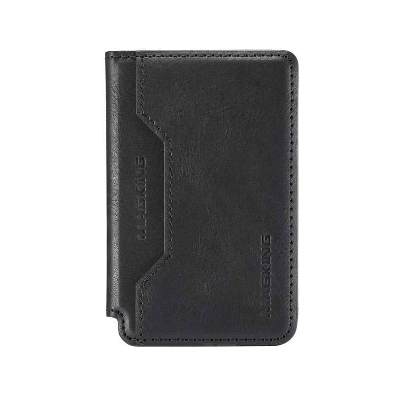 MAGKING K3 PRO Magnetic Detachable Phone Card Holder Kickstand RFID Blocking 6 Card Slots - Black