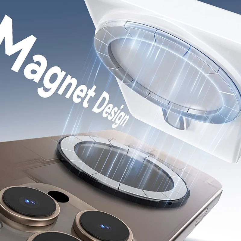 ESSAGER 4.02 inch IPS HD Magnetic Phone Selfie Monitor Screen 3 Brightness Levels Adjustable Screen Rotation - White