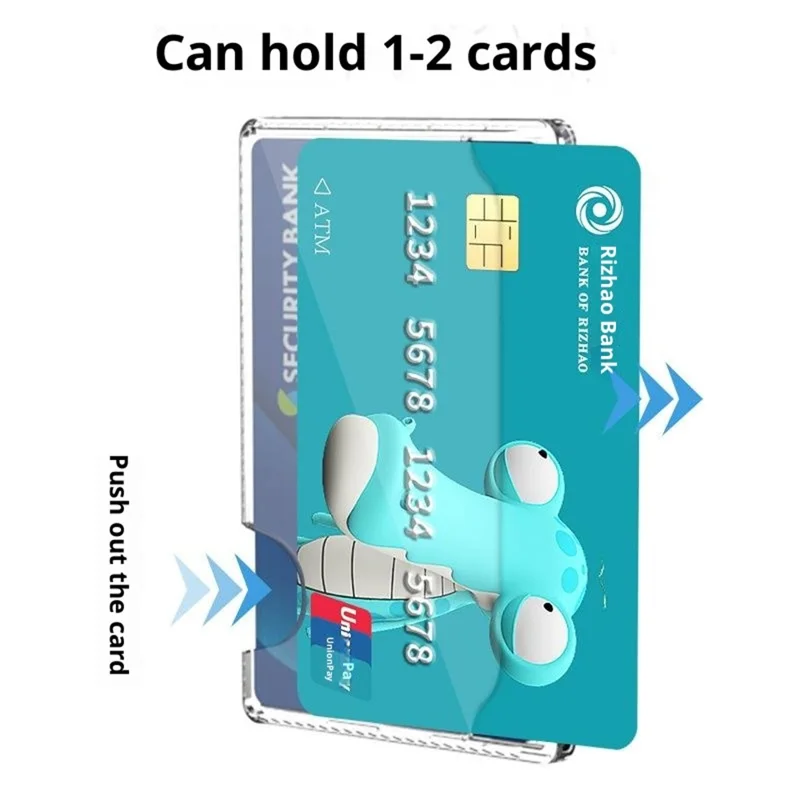 Kompatibel mit MagSafe Seitlicher Kartenetui Magnetische Dünne Handy-Rückseite Kartenhalter Hülle