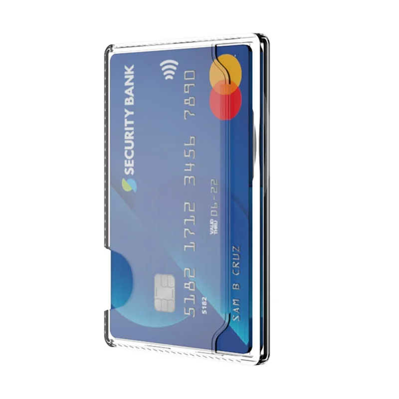 Kompatibel mit MagSafe Seitlicher Kartenetui Magnetische Dünne Handy-Rückseite Kartenhalter Hülle