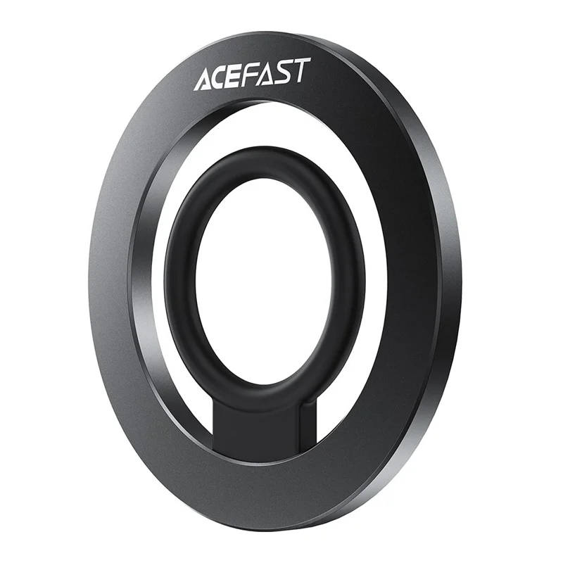 ACEFAST E35 Support Téléphone Anneau Magnétique avec Anneau en Silicone Doux, Support à Poignée en Alliage d'Aluminium Ultra-Mince