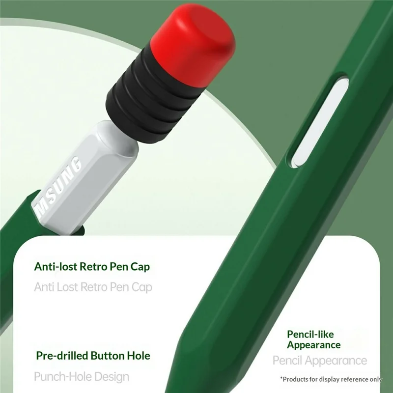 For Samsung Galaxy Tab S11  /  S11 Ultra S Pen Silicone Case Pencil Style Stylus Protective Sleeve - Yellow