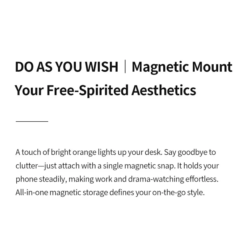 DO AS YOU WISH Vouwbaar vierkant magnetisch telefoonstandaardje met kaarthouder, 30-90° instelbaar telefoon bureaustandaard met roterende functie inclusief magnetische plaat - Grijs