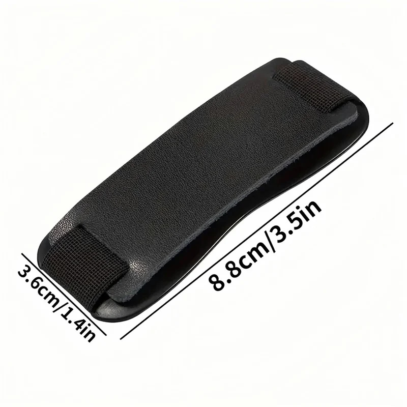 Suporte Universal Retrátil para Telemóvel com Alça em Couro Texturizado, Suporte Adesivo Antiderrapante e Versátil