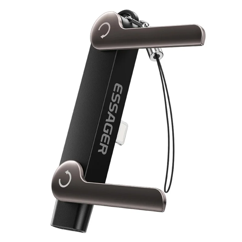 ESSAGER Type-C til iP (5-14) adapter med stativ 90° L-form 240 W hurtigladeomformer