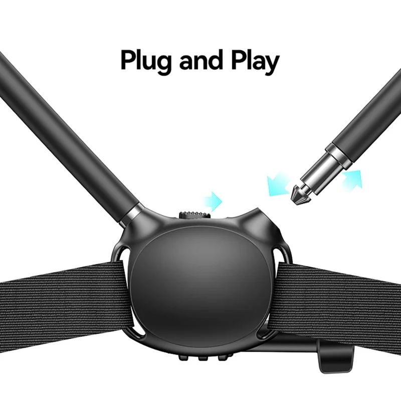 Soporte para cámara USAMS JOY01, montura para cuello, manos libres, trípode flexible - Negro