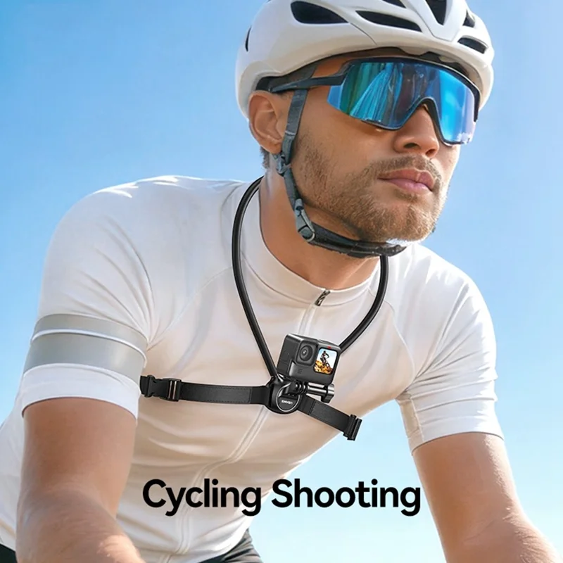 Soporte para cámara USAMS JOY01, montura para cuello, manos libres, trípode flexible - Negro