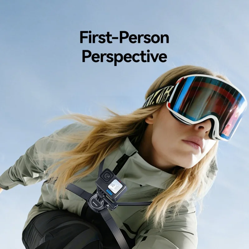 Soporte para cámara USAMS JOY01, montura para cuello, manos libres, trípode flexible - Negro