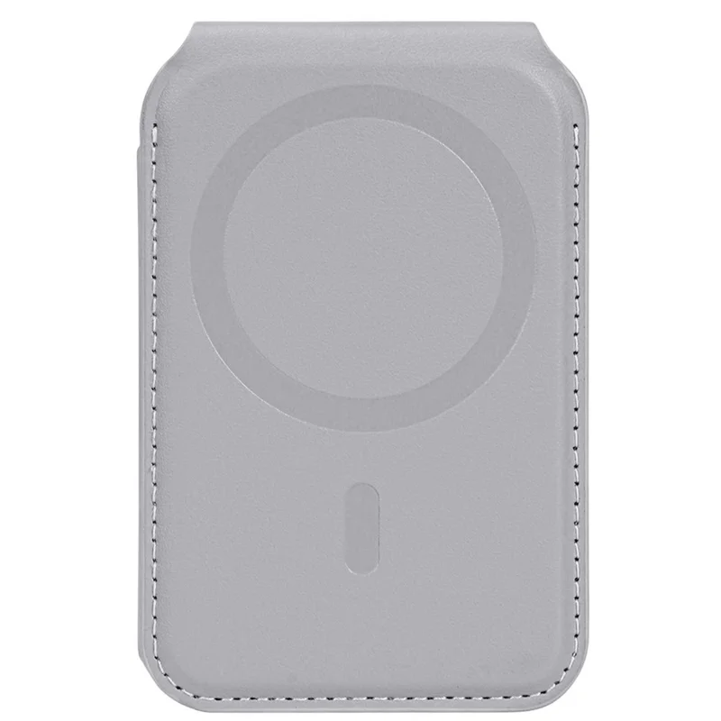 DUX DUCIS ARCH Series Phone Magnetic Card Holder Kickstand PU Leather RFID Blocking Wallet - Grey & Black