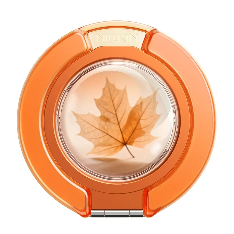 NILLKIN Ring Stand Magnetic Phone Holder Foldable Finger Grip Kickstand - Orange