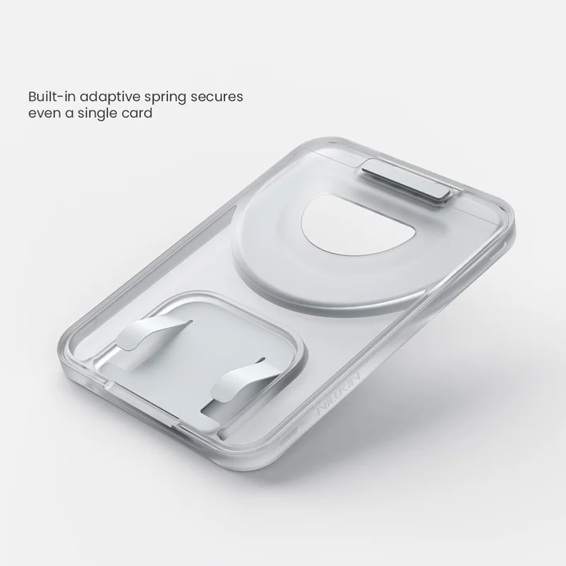 NILLKIN IceMate Magnetic Wallet Stand Card Holder BPA-Free Plant-Based Kickstand - Grey