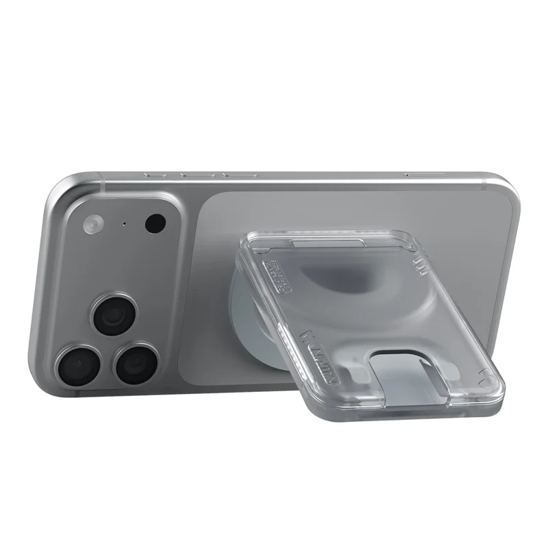 NILLKIN IceMate Magnetic Wallet Stand Card Holder BPA-Free Plant-Based Kickstand - Grey