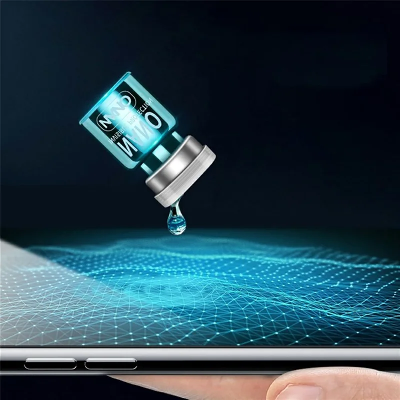 2 Pack Nano Liquid Screen Protector Invisible SiO2 Coating Screen Film for Phones Tablets Smartwatches