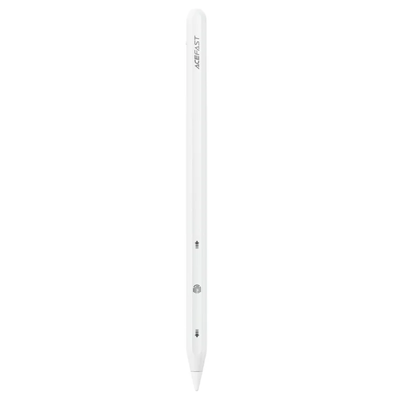 ACEFAST V5 Capacitive Stylus Pen with Gesture Navigation Magnetic Attachment for iPad - White