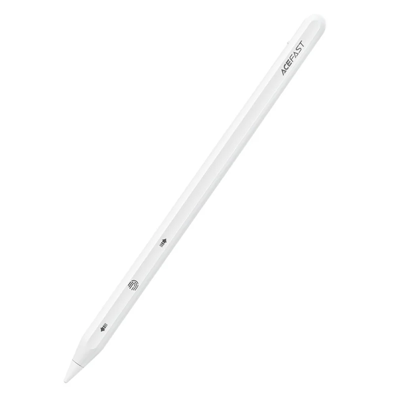 ACEFAST V5 Capacitive Stylus Pen with Gesture Navigation Magnetic Attachment for iPad - White