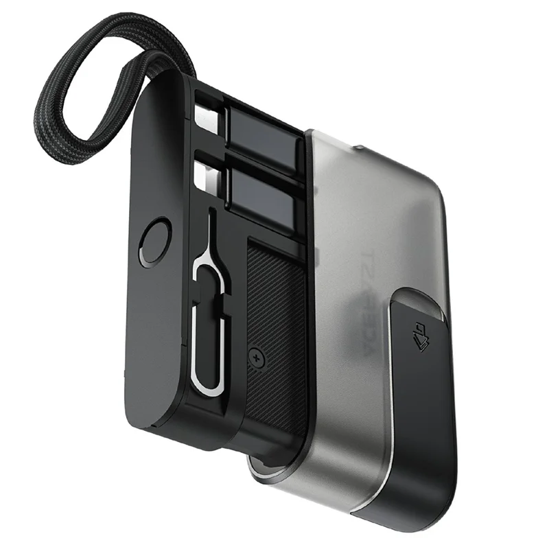 ACEFAST J23 Kit Adattatori USB Custodia Organizzatore Multifunzione da Viaggio con Supporto per Telefono - Nero