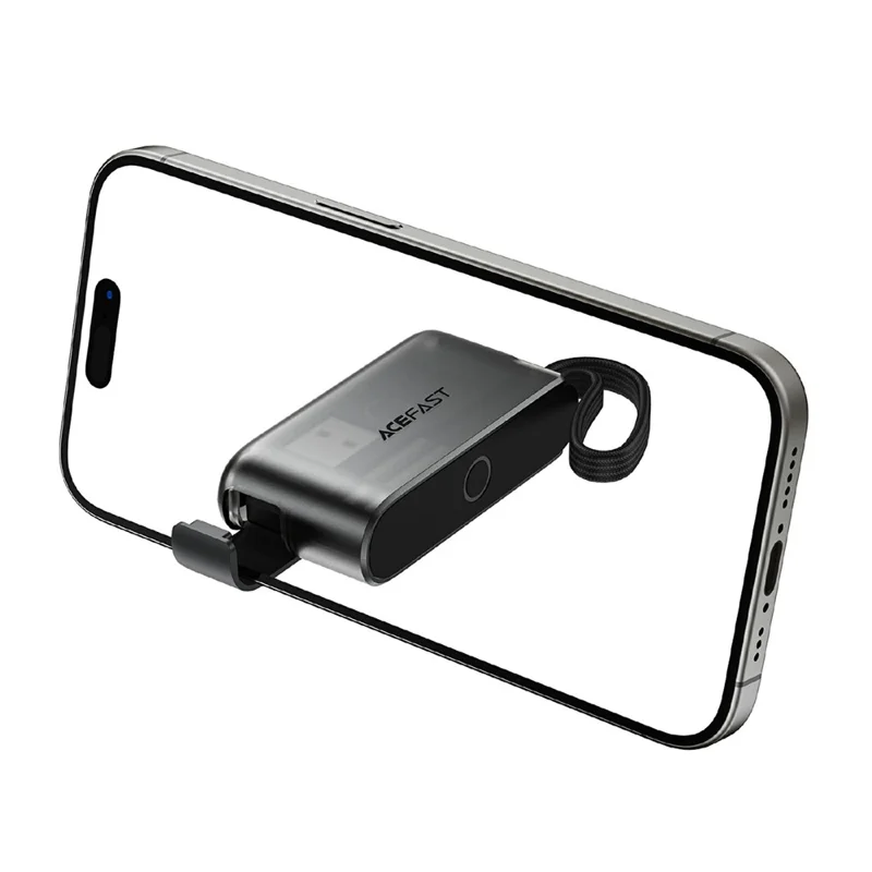 ACEFAST J23 Kit Adattatori USB Custodia Organizzatore Multifunzione da Viaggio con Supporto per Telefono - Nero