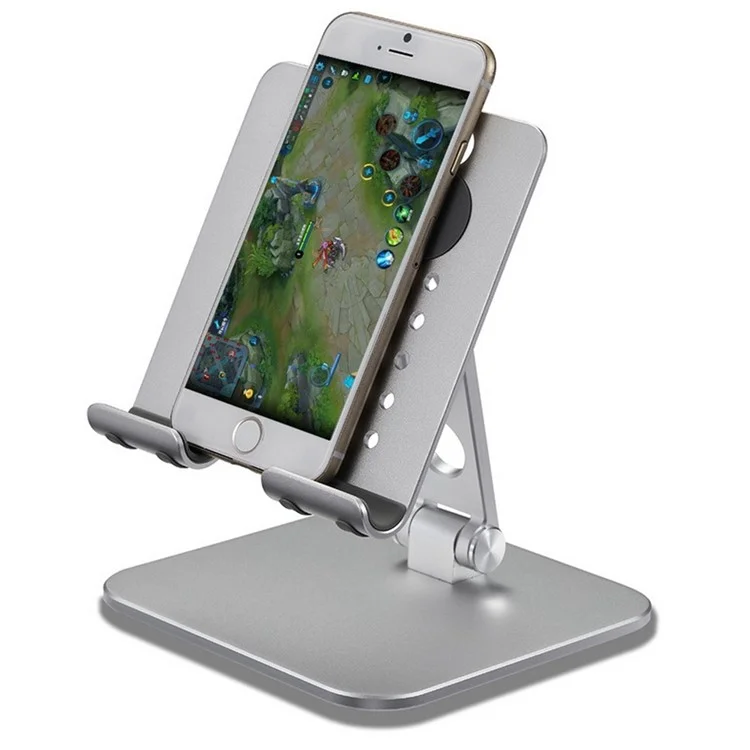 P54 Phone Dobrável Ajustável Stand Tablet Riser Calor Suporte do Suporte de Resfriamento de Calor - Prata