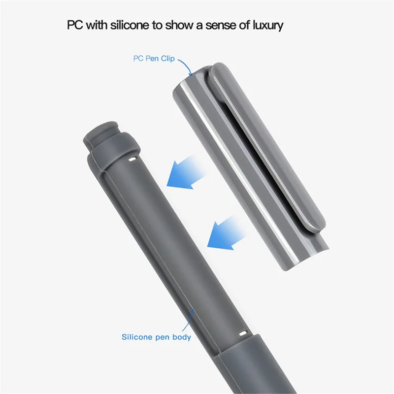 Funda de silicona suave para Apple Pencil Pro / Lápiz (2.ª generación), agarre antideslizante con 2 fundas para puntas - Rosa