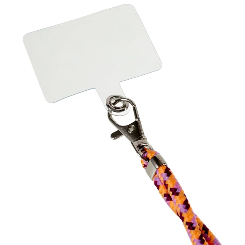 Sangle de cou réglable pour téléphone, porte-badge d'identité, porte-cartes, porte-clés - Style H