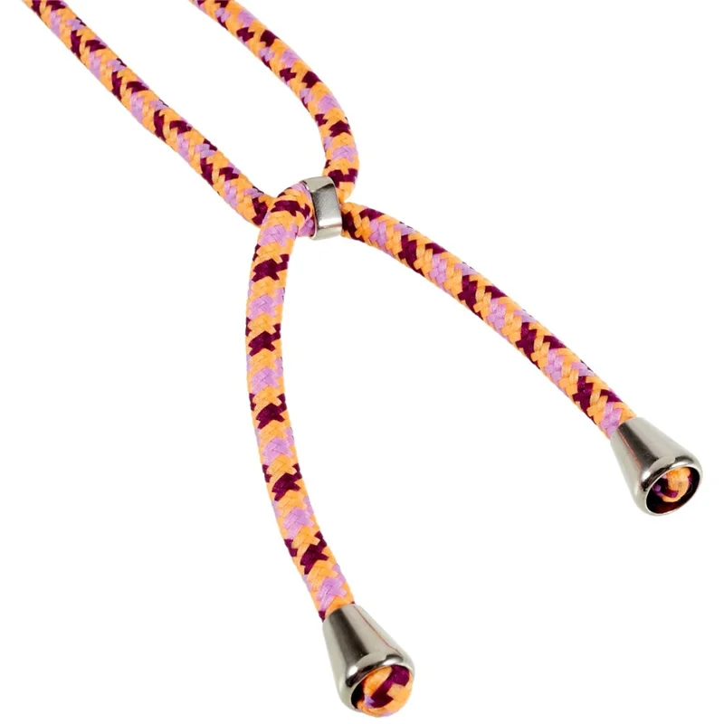 Sangle de cou réglable pour téléphone, porte-badge d'identité, porte-cartes, porte-clés - Style H