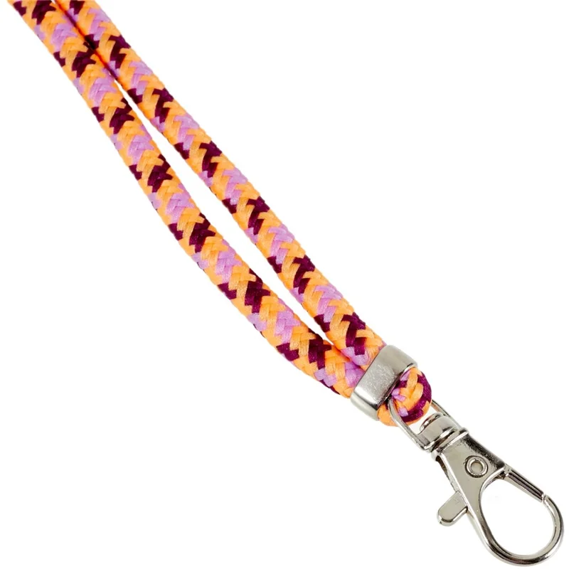 Sangle de cou réglable pour téléphone, porte-badge d'identité, porte-cartes, porte-clés - Style H