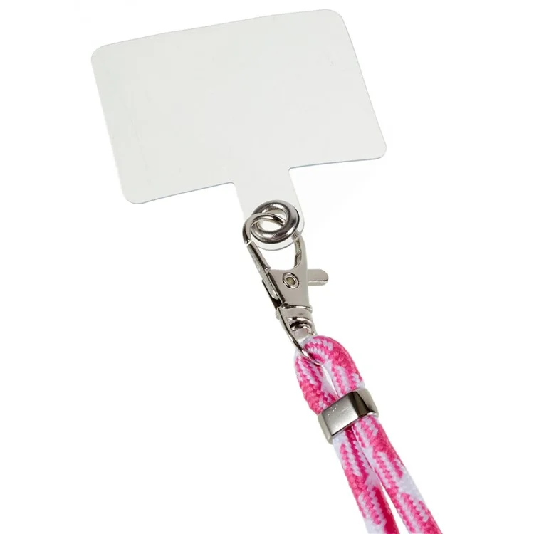 Adjustable Phone Lanyard Neck Strap ID Badge Card Holder Keychain Strap Rope - Style M