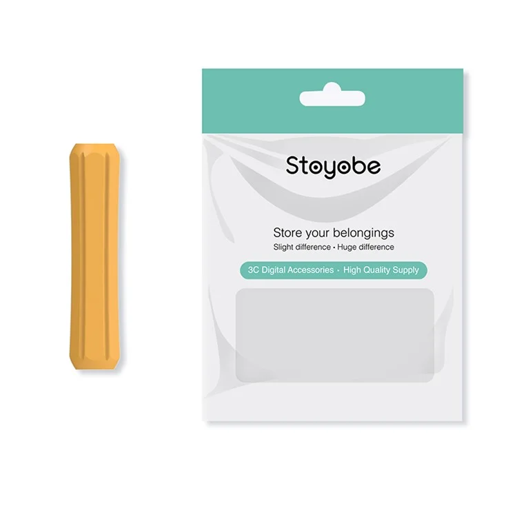 STOYOBE For Apple Pencil (1st / 2nd Generation) / Huawei M-Pencil Pen Grip Non-Slip Sleeve Silicone Stylus Pen Grip Cover - Yellow