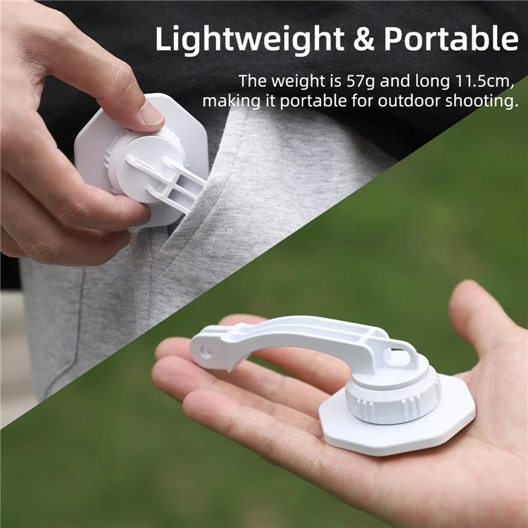 SUNNYLIFE ZJ561 2 in 1 Compatible with Magsafe Adapter Holder Magnetic Phone Mount for DJI Osmo, iPhone 12 / 13 / 14 Series