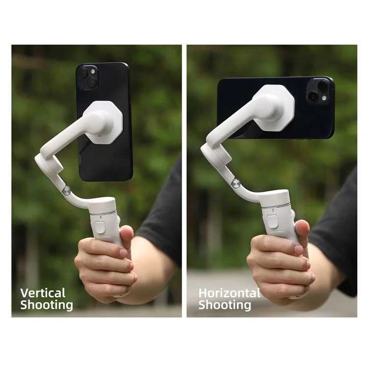 SUNNYLIFE ZJ561 2 in 1 Compatible with Magsafe Adapter Holder Magnetic Phone Mount for DJI Osmo, iPhone 12 / 13 / 14 Series