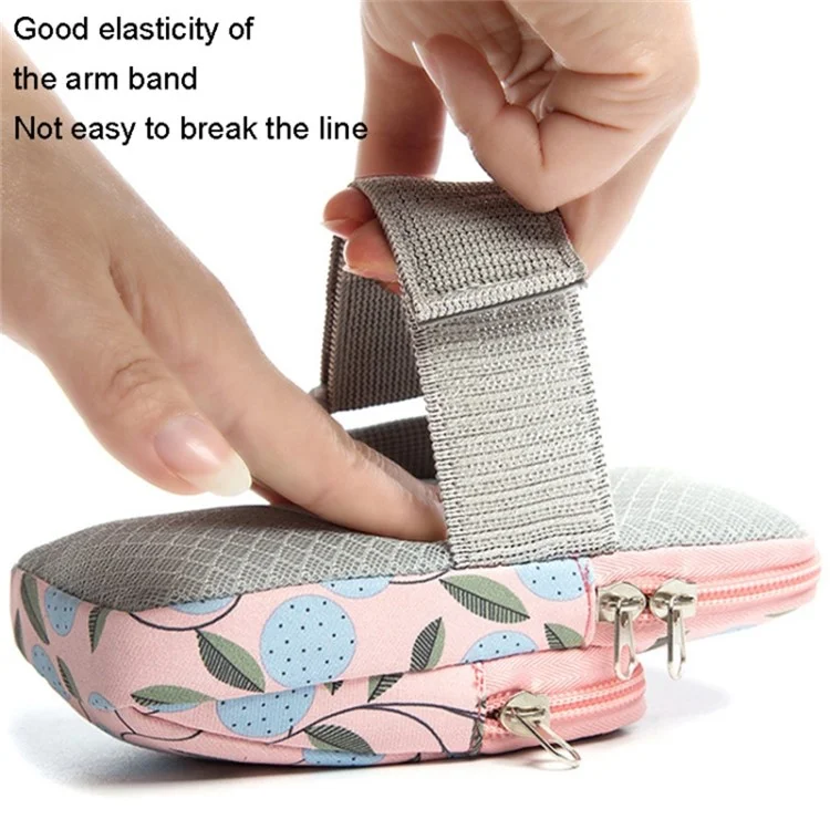Sports Running Armband Cell Phone Holder Pouch Elastic Band Phone Storage Sleeve Bag, Size: S