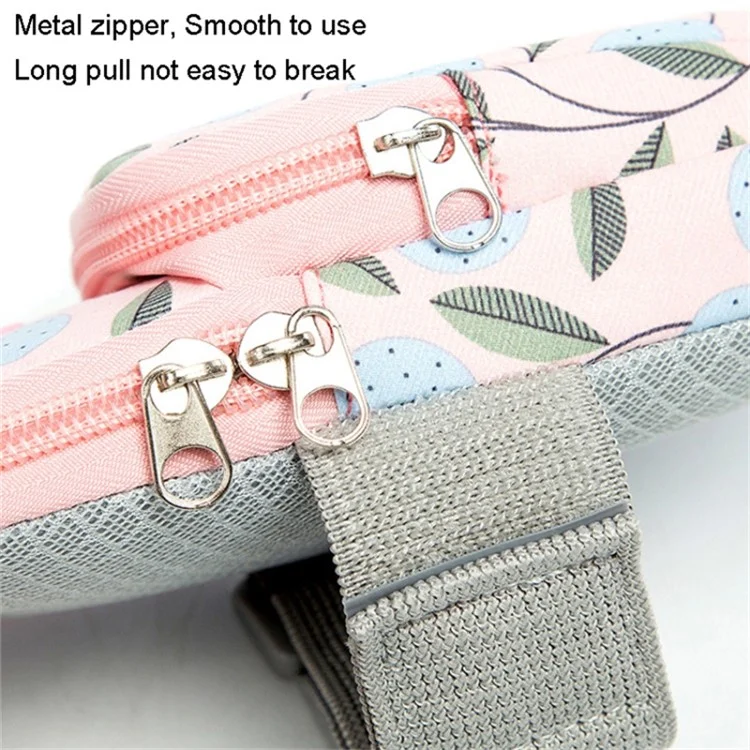 Sports Running Armband Cell Phone Holder Pouch Elastic Band Phone Storage Sleeve Bag, Size: S