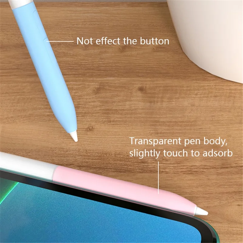 Stylus Pen Protective Sleeve for Xiaomi Smart Pen (Gen 2) , Silicone+PC Pencil Cover - Black