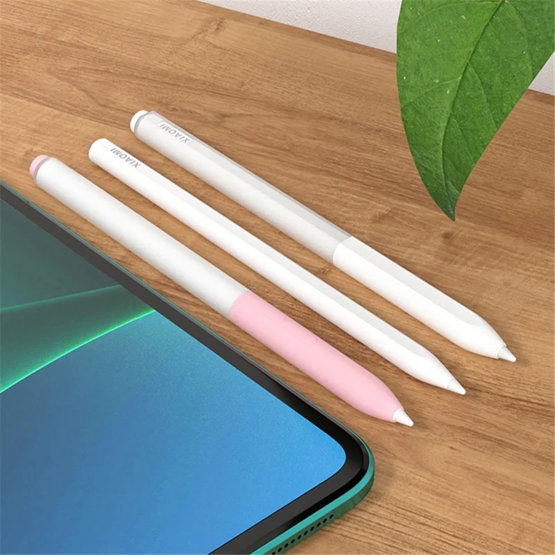 Stylus Pen Protective Sleeve for Xiaomi Smart Pen (Gen 2) , Silicone+PC Pencil Cover - Pink