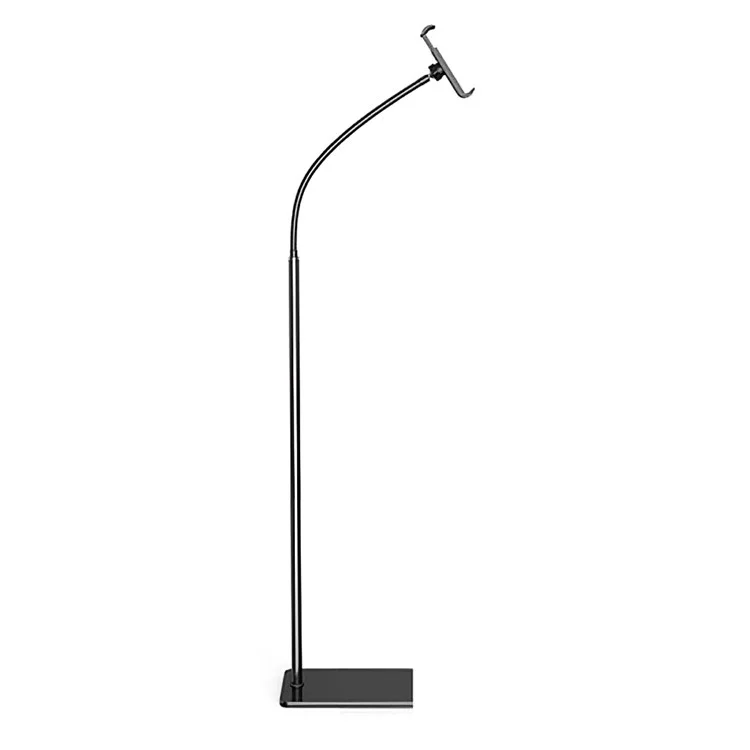 Cell Phone Stand 175cm Adjustable Height Phone Holder Mount Metal+ABS Multifunctional Clamp Mount