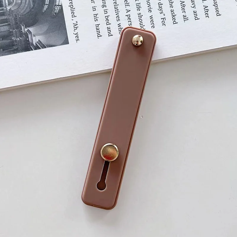 Custodia per Telefono con Cinturino da Dito - Marrone