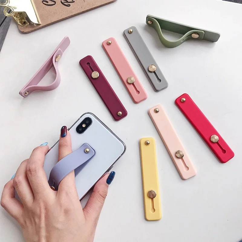 Custodia per Telefono con Cinturino da Dito - Marrone