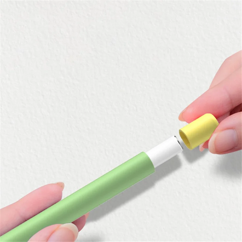 Protective Sleeve for Xiaomi Smart Pen (Gen 2) , Liquid Silicone Stylus Pen Cover with Dual Pen Caps - Orange