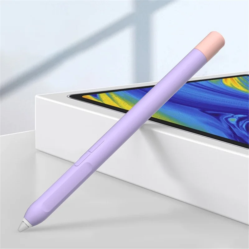 Protective Sleeve for Xiaomi Smart Pen (Gen 2) , Liquid Silicone Stylus Pen Cover with Dual Pen Caps - Orange